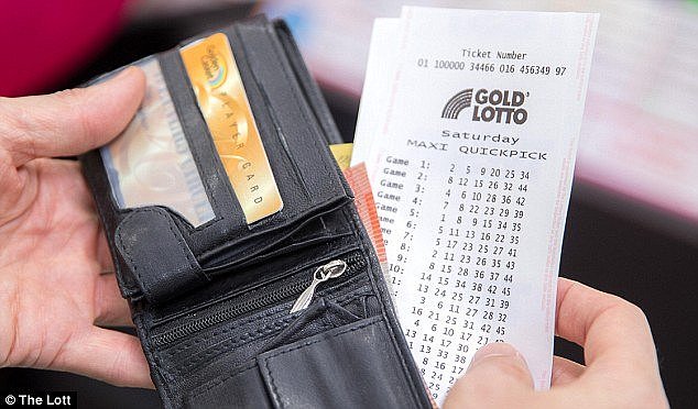 People are being urged to check their their Gold Lotto tickets (pictured)