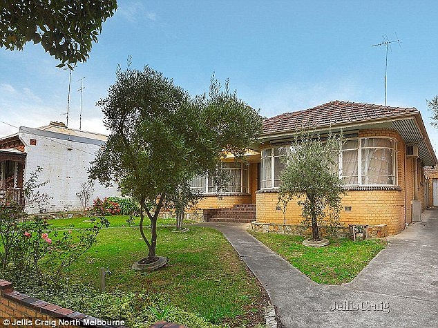 A North Melbourne house (pictured) destined for the wrecking ball is set to become one of the most expensive knockdown-cum-rebuild properties in the suburb