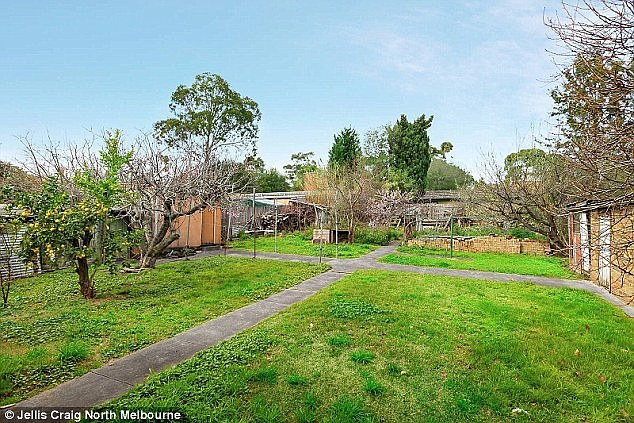 Arguably one of the largest blocks in the suburb, the house sits on a 1025-square-metre block of land (pictured), making it very lucrative
