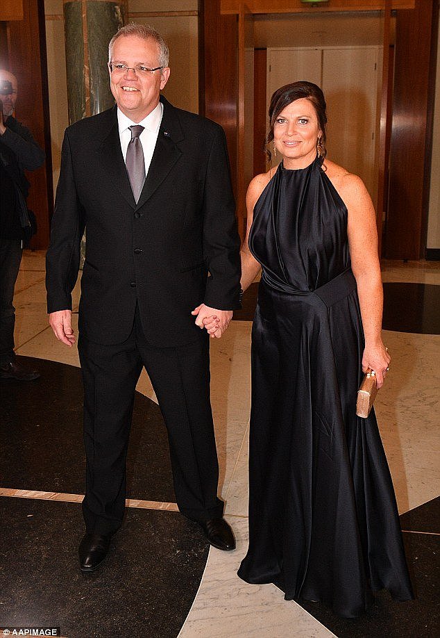 Scott Morrison (pictured with wife Jenny at the Midwinter Ball in Canberra) last month became Australia's fifth prime minister in five years, during a period when New Zealand had three PMs