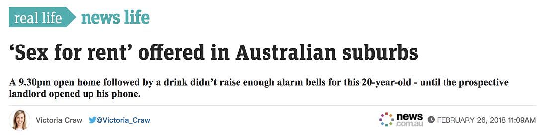 卧底曝光：陪睡就可以免房租在英美澳盛行，记者冒充成一名没钱的女租客暗访（组图） - 8