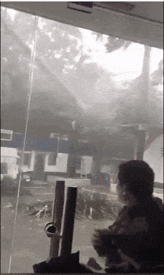超恐怖！一堆大楼都在晃！空调外机砸一地！14级台风山竹横扫广东！（组图/视频） - 25