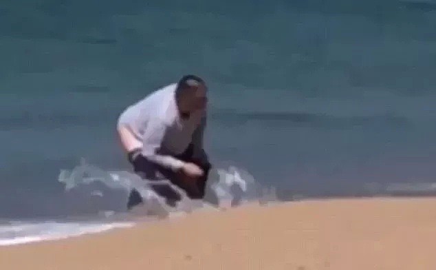 没眼看！澳洲著名海滩上，一名男子居然当众脱下裤子，面朝大海，自由飞“翔”...（视频/组图） - 14