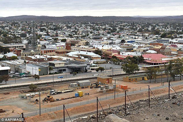 Disadvantaged areas included Inverell in the north, and Bourke (pictured), Wilcannia, and Broken Hill in the far west.