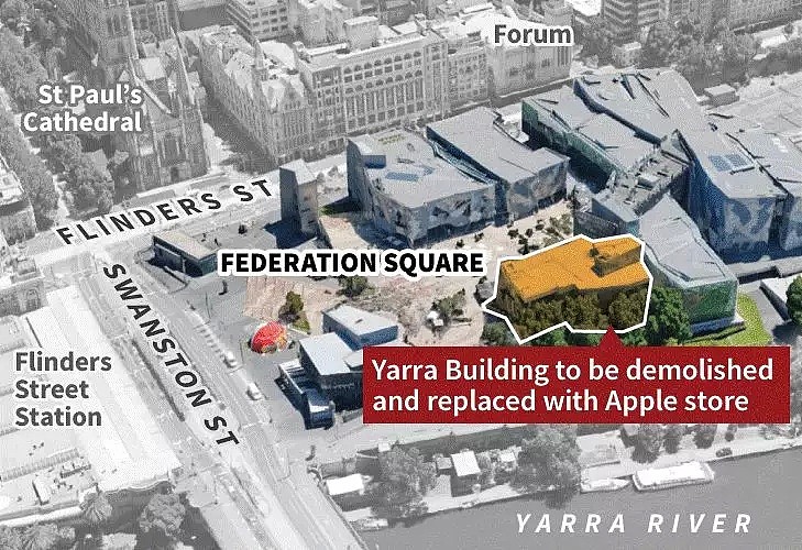 上百人在联邦广场上发起抗议！反对在联邦广场建立苹果旗舰店！（组图） - 4