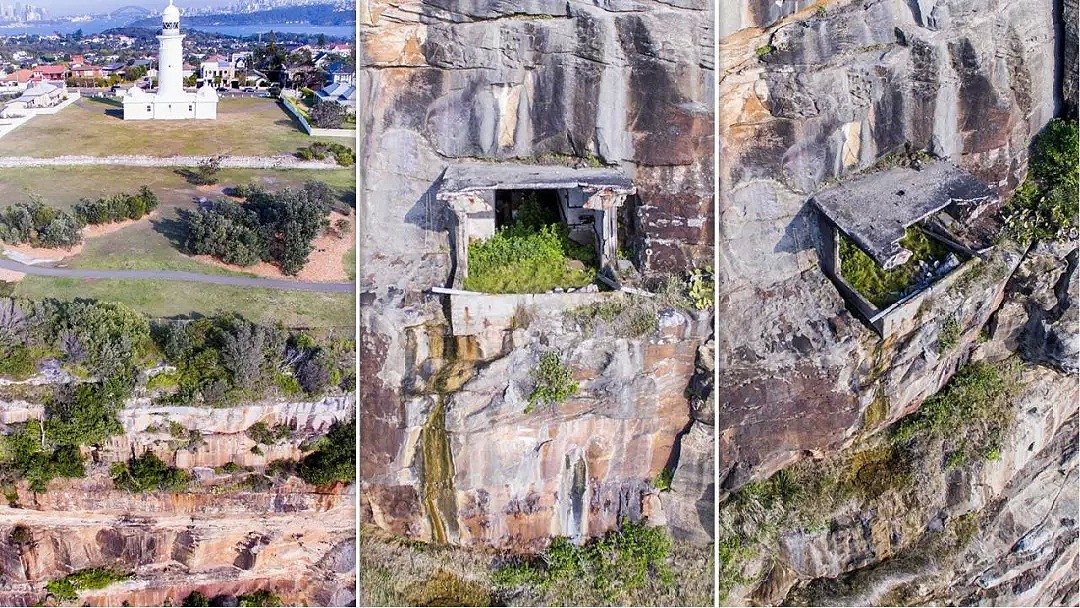悉尼港惊现神秘隧道！入口竟在峭壁中间，距崖顶几百米！或为二战遗迹（组图） - 12
