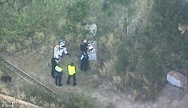Emergency services were called to a cliff near the southern end of Seacliff Bridge at Clifton, north of Wollongong, following reports a man had fallen onto rocks on Saturday