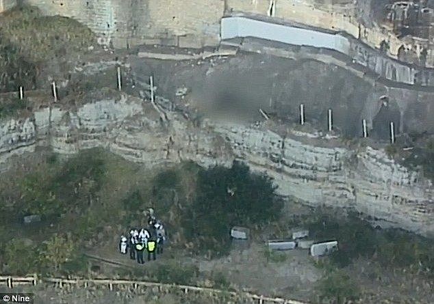 It was reported by police that the man, aged in his 20s, was with friends when he slipped from the edge of the cliff and fell more than 40m