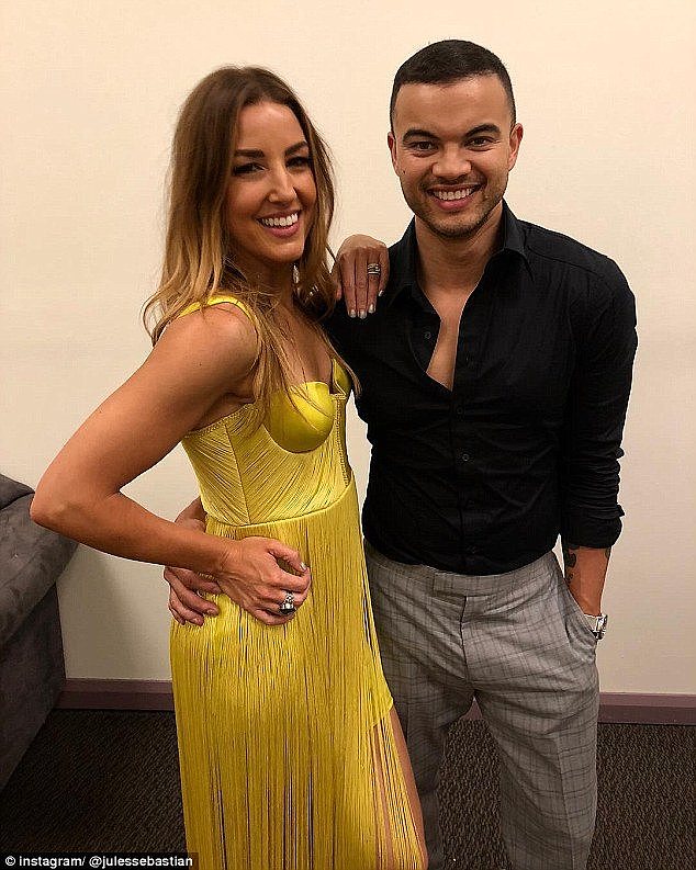 Singer Guy Sebastian recently confessed that he pitched the idea of naughty role plays to his wife Jules - but she wasn't too keen on his fantasy (pictured together)