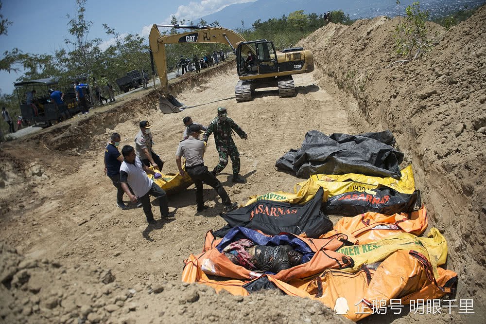 慎入：强震海啸后印尼集体填埋千余尸体 简单粗暴（组图） - 3