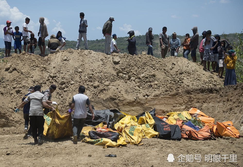 慎入：强震海啸后印尼集体填埋千余尸体 简单粗暴（组图） - 4