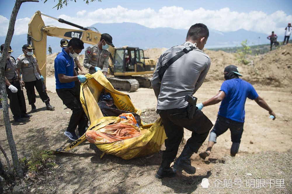 慎入：强震海啸后印尼集体填埋千余尸体 简单粗暴（组图） - 5