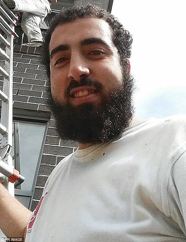 Ibrahim Abbas is giving evidence against his younger brother Hamza Abbas, 23, (pictured) cousin Abdullah Chaarani, 27, and friend Ahmed Mohamed, 25, who are on trial in the Supreme Court, accused of conspiring to prepare an attack in Melbourne's CBD on Christmas Day 2016Â 