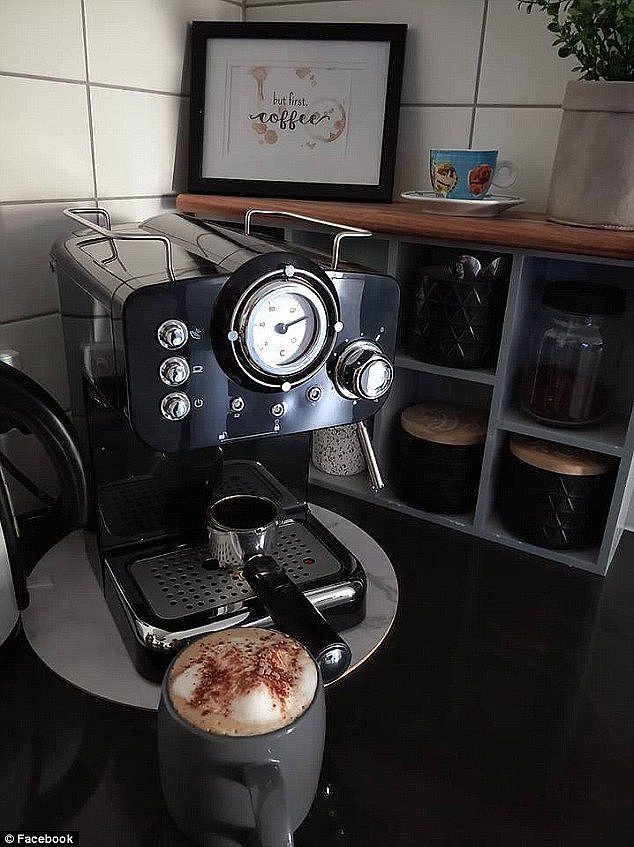 Owners of the coffee machine (pictured) urged shoppers to act fast before the product sells out