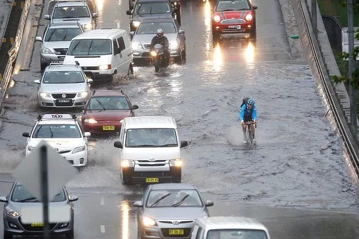 悉尼暴雨强风冻成狗！半个月只有2天晴！150人报警求救，道路被淹，网友：“这雨下的比娴妃黑化那天还要大！”（组图） - 15
