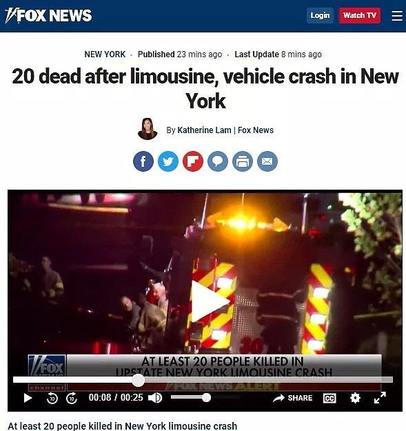 突发惨剧！纽约豪华婚车致命车祸，下坡冲向人群，至少20人死亡！（组图） - 2