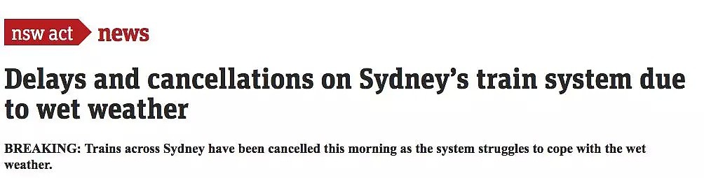 10年最严重！悉尼交通大崩溃！150趟火车，26趟航班被取消！而知道真相原因的民众愤怒了！（组图） - 1