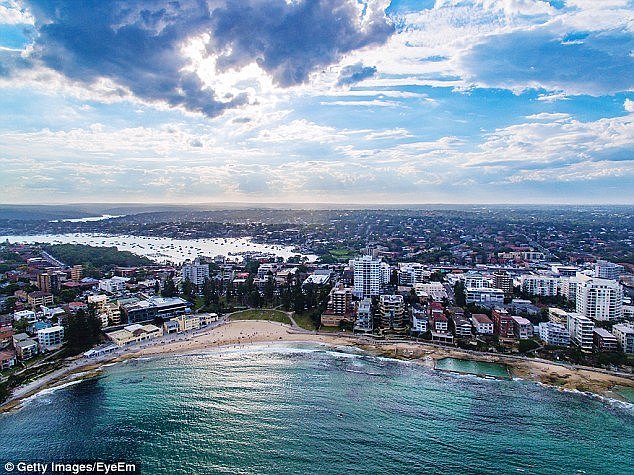 Morgan Stanley said the housing downturn in 2018 and 2019 would be worse than the early 1980s because of Australian debt levels (Collaroy on Sydney's northern beaches pictured)