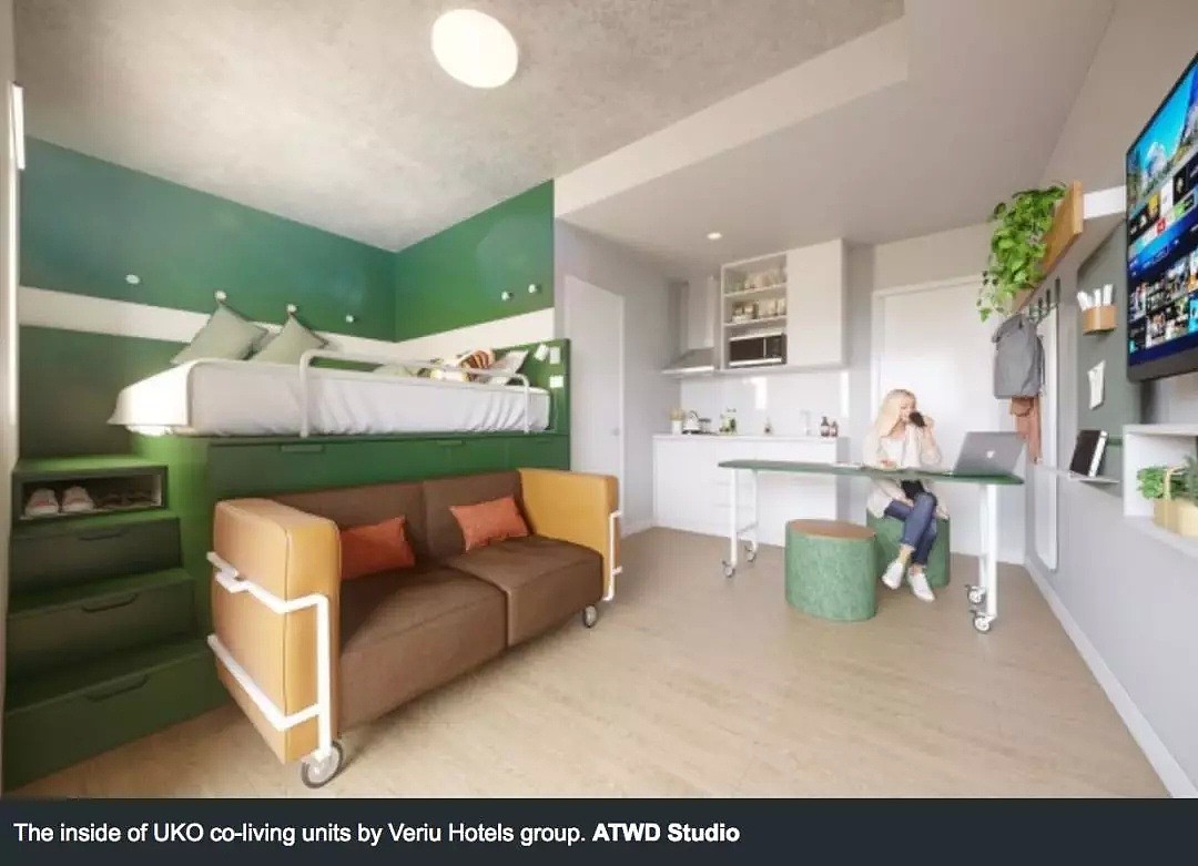 私人卧室卫生间+共享客厅厨房花园，千禧一代今后可能会选择这种生活 - 2