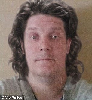 Jonathan Dick has been on the run from police ever since his brother was fatally slashed across the head in February 2017. Pictured,Â a computer generated image which shows how Jonathan is likely to look at the moment with longer hair