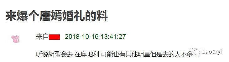 网曝唐嫣罗晋月底维也纳大婚：胡歌确定出席，将在上海办回门宴（组图） - 4