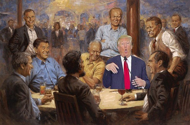 特朗普在白宫挂了一幅“跨时空”油画，社交网络炸开了锅（组图） - 4