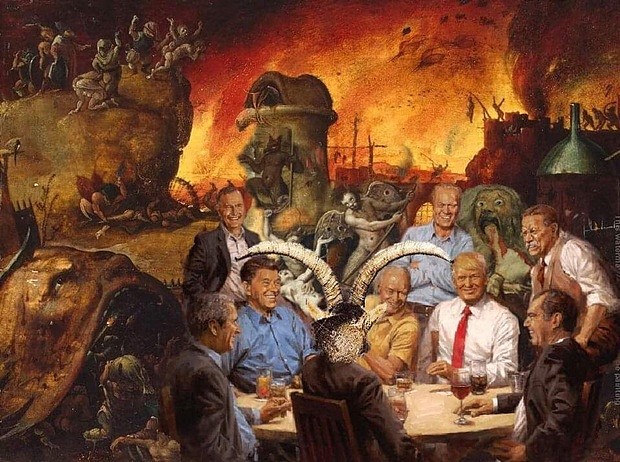特朗普在白宫挂了一幅“跨时空”油画，社交网络炸开了锅（组图） - 14