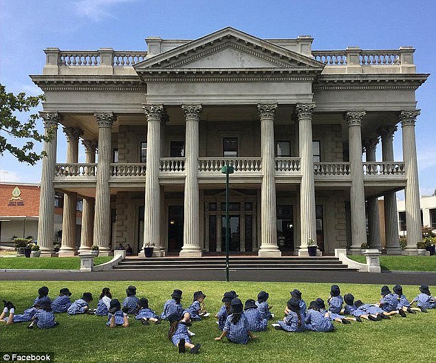 Â $17,000-a-year Melbourne private school Lowther Hall Anglican Grammar (pictured) has decided to ban young girls from wearing skirts or dresses - with teachers claiming it will lead to them participating more in school life