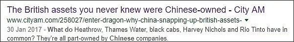 被BBC总结的数据吓一跳：原来英国大企业被中国人持股这么多！（组图） - 13
