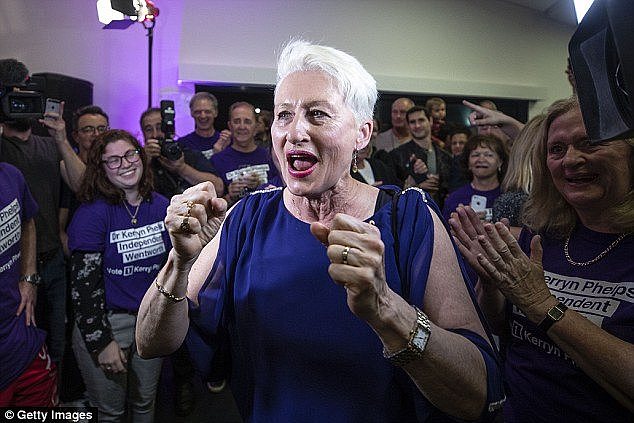 Many people have blamed the former prime minister's reticence on the party's loss, which has so far left Independent Kerryn Phelps with 51.1 per cent of the votes compared to Mr Sharma's 48.9 per centÂ 