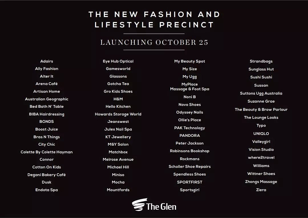 就在明天！Glen Waverley$4.6亿翻新购物中心新一期开了，H&M、优衣库好折扣（组图） - 38