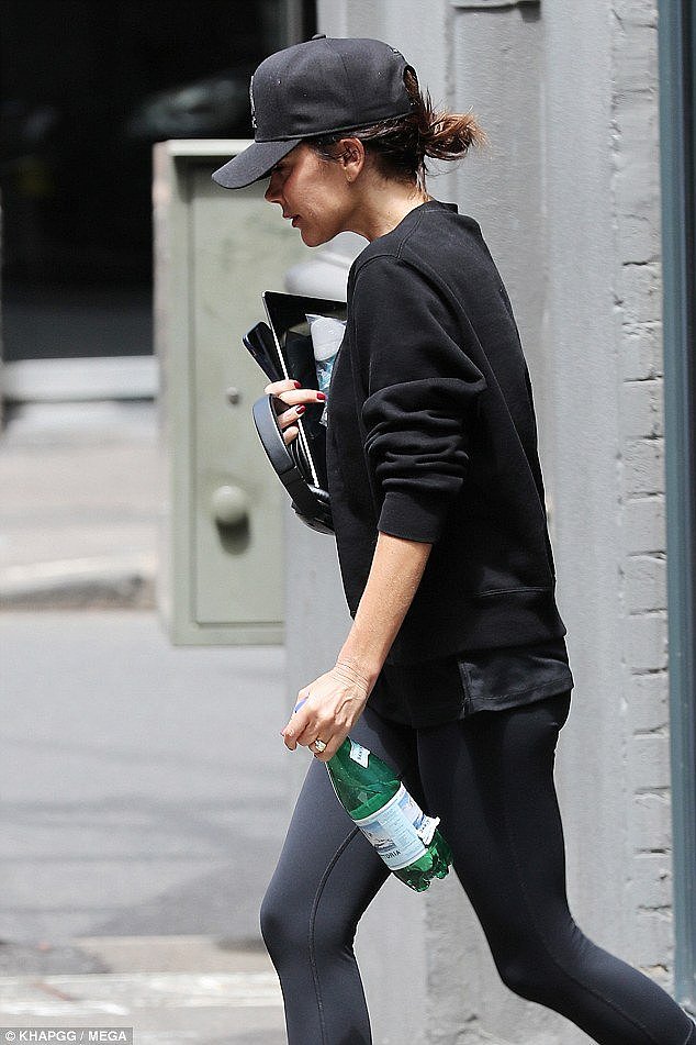 Working off those calories!Â The next day, Victoria was seen attending an exercise class  at Barry's Bootcamp in Sydney