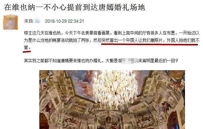中国游客误拍唐嫣婚礼被要求检查手机，外国人任拍不管（组图） - 10