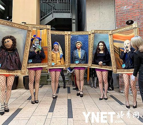 六名日本大学生装扮成“世界名画” 参加万圣节游行获终极大奖