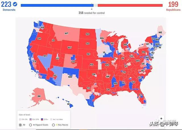 为什么特朗普和民主党都认为自己赢了？答案就在这张地图里