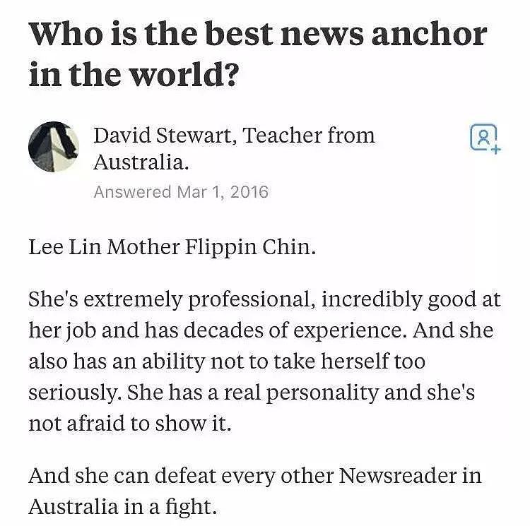 她是澳洲人最喜欢的华人女主播，作风直爽，穿衣大胆，至今未婚却乐享单身（组图） - 48