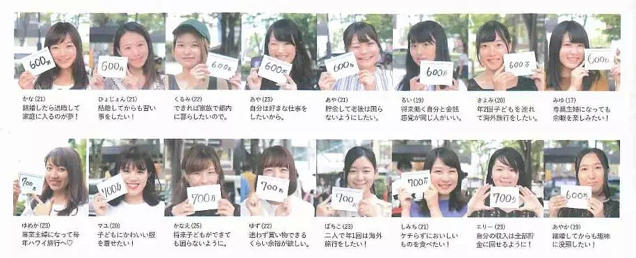 街头采访100位日本妹子！她们心目中对另一半的理想收入居然是这个数（组图） - 6