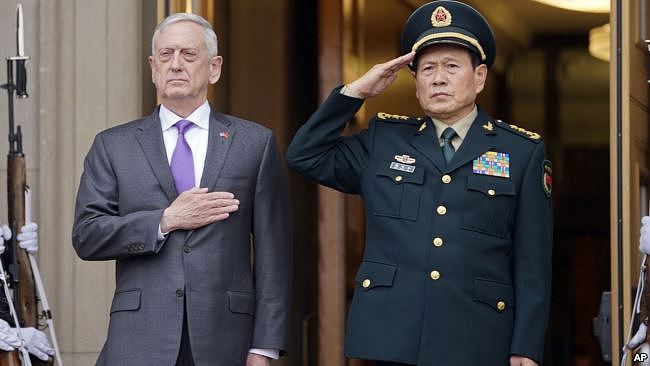 VOA：美中军方对话 目前缓解了两国关系（图） - 1