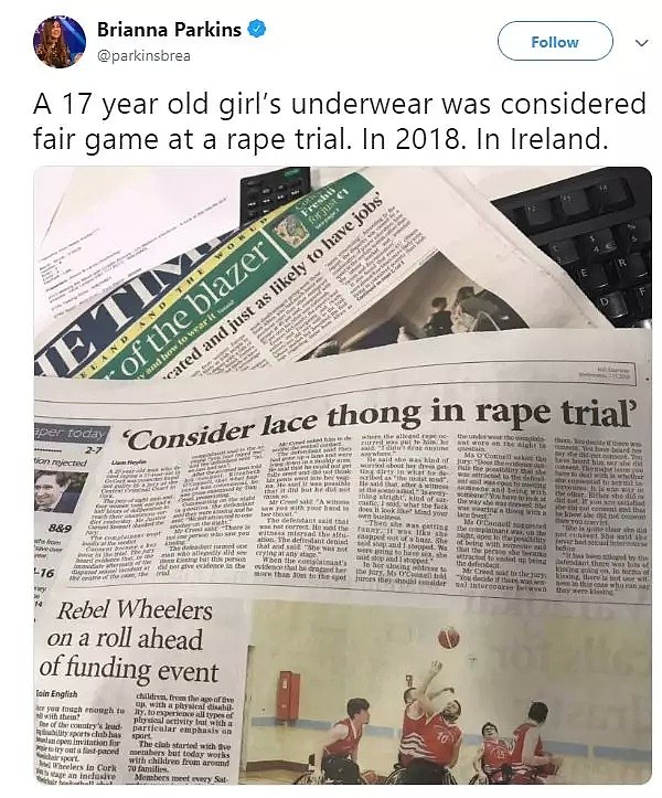 受害者女孩被性侵时穿了条蕾丝丁字内裤，嫌疑人最后被判无罪（图） - 3