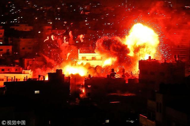 硝烟又起！回击300多枚火箭弹，以军炸毁哈马斯电视台（视频/组图） - 2