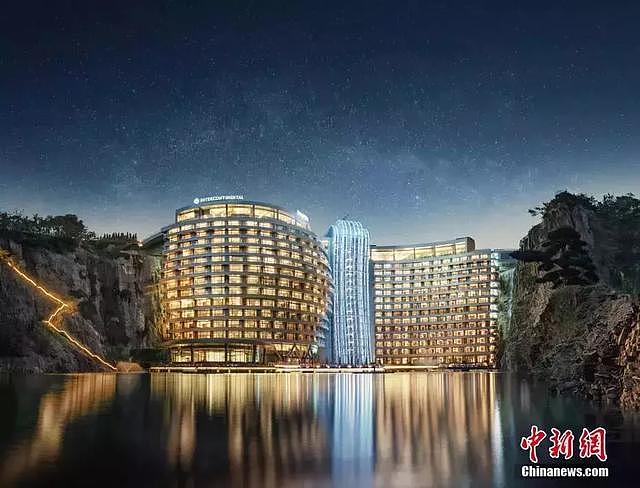 世界唯一深坑酒店今日开业，中国再造建筑奇迹！