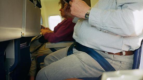 资料图：胖人坐飞机