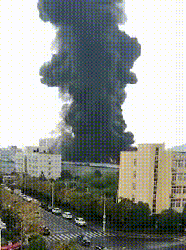 突发！杭州一厂房起火，浓烟把天都染黑了！附近小学千名孩子紧急疏散（组图/视频） - 2