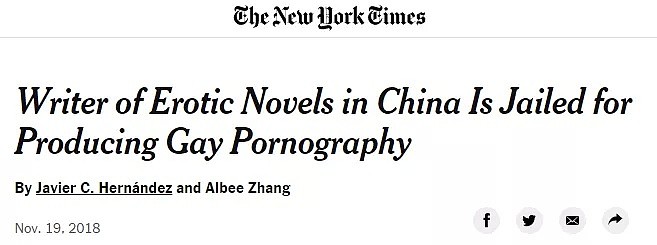 中国有人写“小黄书”被判刑，《纽约时报》下场开骂了（组图） - 6