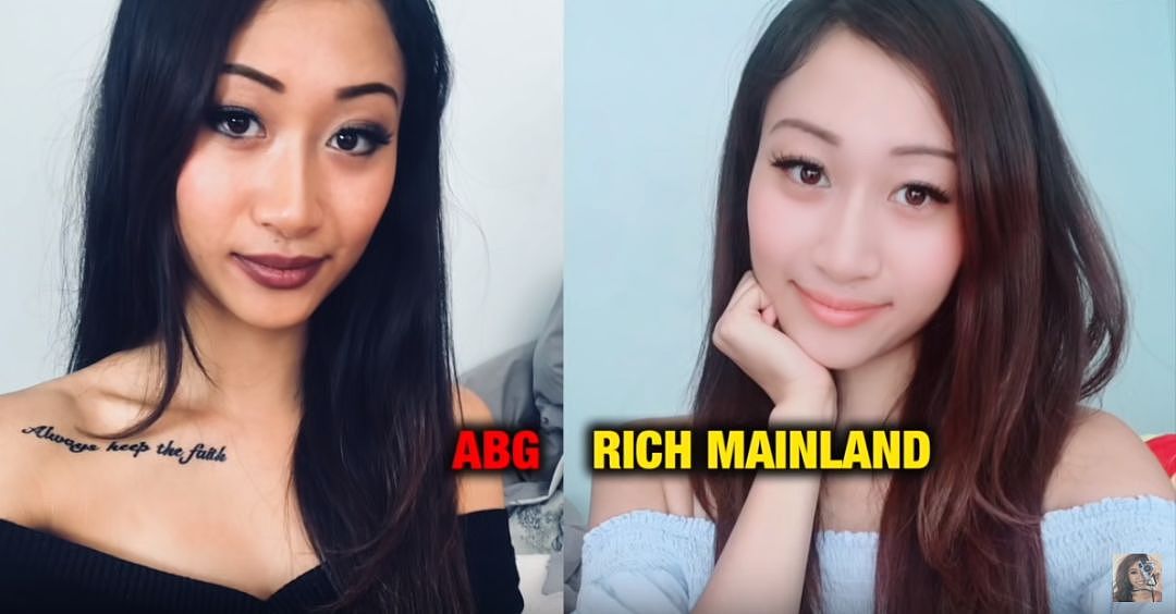 一名Youtube网红做了个实验，扮成ABC和大陆白富美，测试哪个类型更受欢迎（组图） - 4