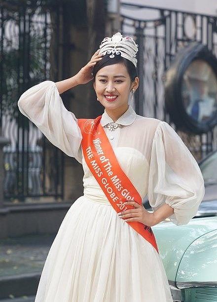 中国选手首夺环球小姐总冠军 一袭白裙仙气满满（组图） - 5