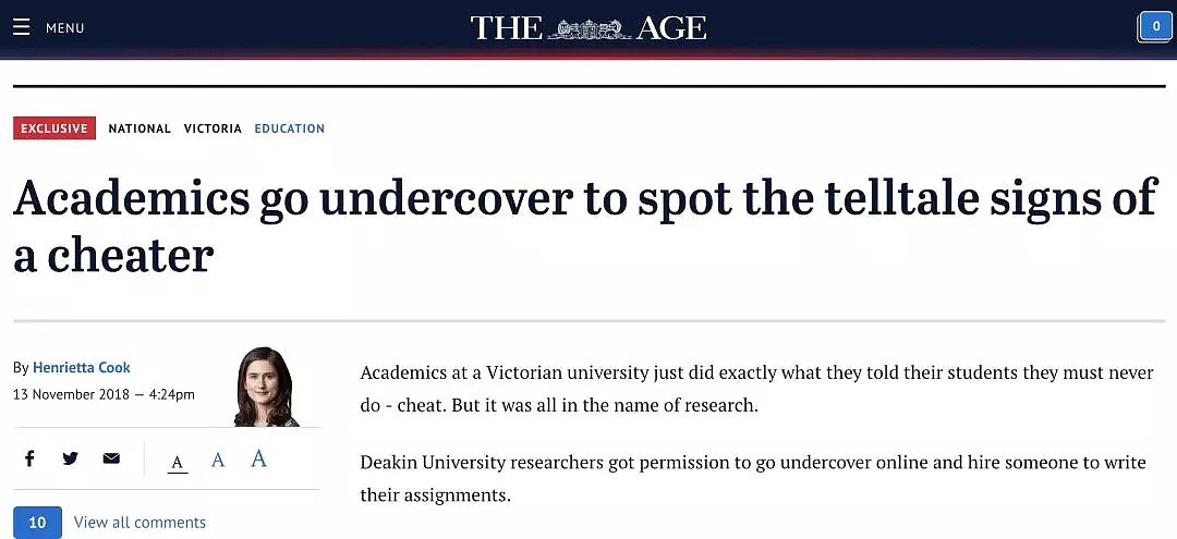 骚操作！澳大学官方从网上买代写论文，偷偷混入学生论文，目的竟是...(图） - 2