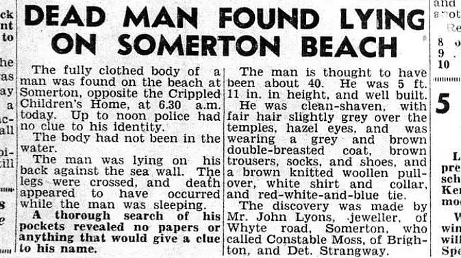 70年前，神秘男尸惊现澳洲海滩，一本诗集，一段神秘代码，一个未证实的儿子...真相到底如何？ - 5
