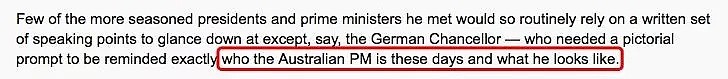 G20默克尔要靠小抄了解莫里森，只因澳洲总统换太勤！连澳洲人自己都不认识！（组图） - 10