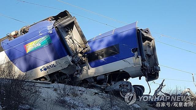韩国载198人高铁发车5分钟后脱轨，已致14人受伤（组图） - 2